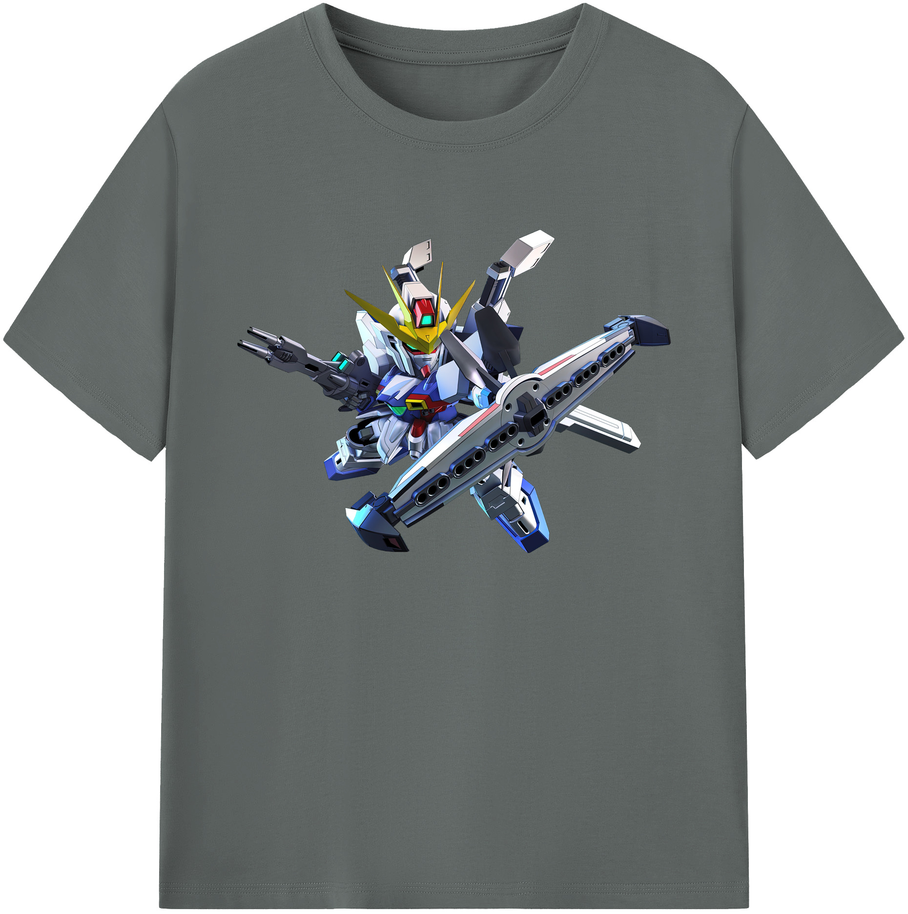 （画像用） 機動戦士ガンダム Mobile Suit Gundam 綿100％ メンズ半袖Tシャツ｜肌触りやわらか＆通気性